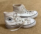 Platform Converse Chuck Taylor Sneakers White Photo 0