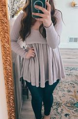 Light purple Low cut top Photo 0