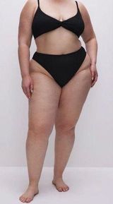 Good American NWT  ALWAYS FITS GOOD WAIST BIKINI BOTTOM Photo 0