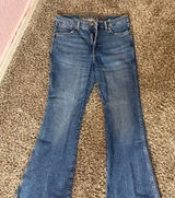 Wrangler Women's Flare Jeans in Denim Blue Photo 0