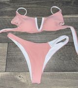 Two Piece Swimuit Pink Photo 0