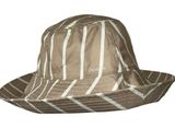 Apana Stripe Tan & White Bucket Hat(One Size) Photo 0