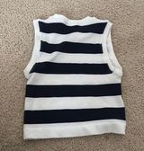 Costal Navy Striped Tank Top Photo 0