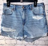 American Eagle Strigid Mom Short Distressed Women's Shorts Size 10 Photo 0