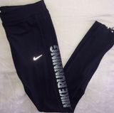 Nike Running Leggings Zip Up At The Bottom Photo 0
