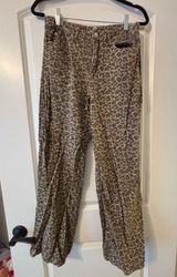 Le lis Cheetah Wide Leg Jeans Photo 0