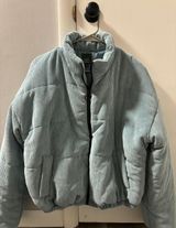 Wild Fable Blue Puffer Bomber Style Jacket Photo 0