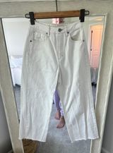 Unpublished Cream Wide Leg Jeans  Photo 0