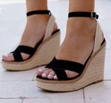 Jute Wrapped Wedge Platform Photo 0