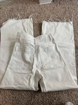 White ZARA Wide-Leg Pants High-Waisted Photo 0
