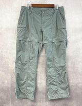 The North Face Convertible Hiking Pants Womens 12 Short Cargo Outdoor Gorpcore Photo 0