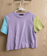 SheIn Color Block Tee Photo 0
