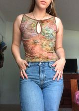 Tres Bien Floral Tank Photo 0