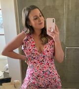 Pink Floral Dress Photo 0