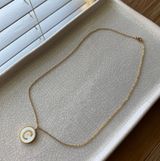 Letter C Necklace Gold Photo 0