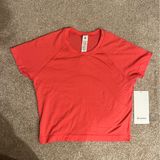 Red compression top size 8 BRAND NEW!! Photo 0