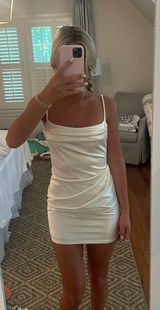 Lucy in the Sky White Mini Dress Photo 0