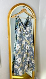 Patagonia floral fit and flare cotton criss cross back cotton dress Photo 0