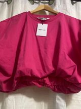 Grey Lab Bubble Top Pink Size M Photo 0