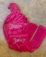 Juicy Couture Pink Velour Set Tracksuit Photo 0