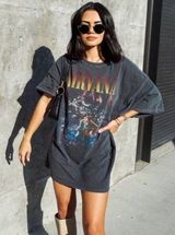 NWT URBAN OUTFITTERS NIRVANA UNPLUGGED DESTROY TEE - ONE SIZE Photo 0