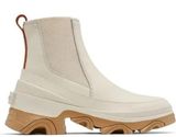 SOREL Brex Chelsea Waterproof Ankle Boots Natural Sea Salt Ivory Cream Photo 0