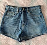 High Wasted Denim Shorts Size 4 Photo 0