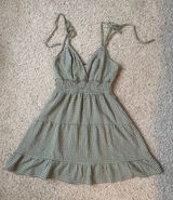 Von Maur Green And White Dress Photo 0