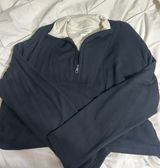 Cropped Quarter Zip Photo 0