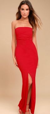 Lulus Red Formal Dress Photo 0