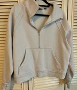 Danskin Cropped Quarter-Zip Half-Zip Sweatshirt  Photo 0