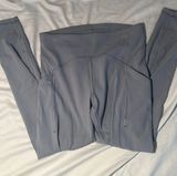 Gray Full-Length Wunder Under Leggings With Pockets Photo 0