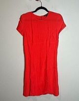Something Navy 🌺  coral lightweight shift dress Photo 0