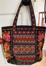 Johnny Was Vella Embroidered Tote Bag Photo 0