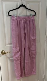 Pink Cargo Pants Old Navy size small Photo 0