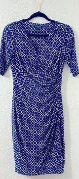 Ralph Lauren Lauren  3/4 Length Sleeve Wrap Dress Photo 0
