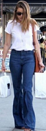 J Brand Luna Frare High Waisted Wide Leg Blue Jeans Size 25 Photo 0