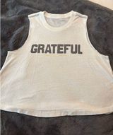 EUC Women’s Spiritual Gangster Grateful Cropped Tank Size M Photo 0