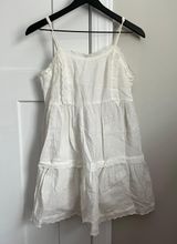 White Peasant Dress  Photo 0