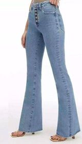 Good American Flare Leg Good Leg Jeans Size 4 / 27 Photo 0