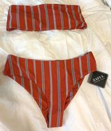 Zaful striped strapless bikini  Photo 0