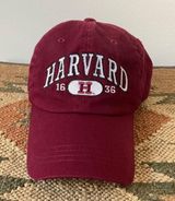 NWOT Harvard University Ivy League Burgundy Dad Cap Sz O/S Photo 0