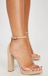 Clear Strap Platform Heels Photo 0