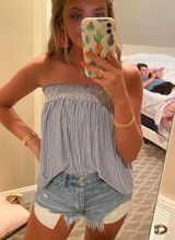 Blu Spero Strapless Top From  Boutique Photo 0