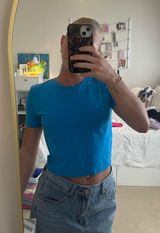 ZARA Cotton Cropped Shirt Photo 0