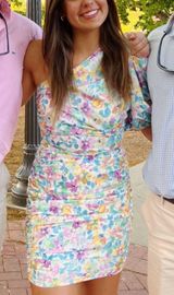 Floral One Shoulder dress Multi Photo 0