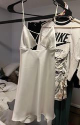 ZARA Satin Mini Dress Photo 0