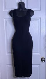 Mandee Ribbed Midi Dress Photo 0