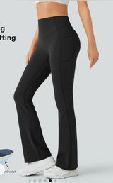NWOT Halara Ultrasculpt Butt Lifting Tummy Control Bootcut Leggings Med. Tall Photo 0
