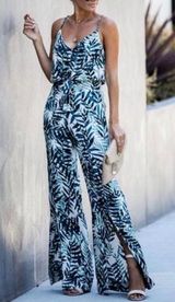 VICI Tie Front Pocket Jumpsuit Photo 0